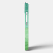 grijze waterverf-achtige grafische abstract 3 Case-Mate iPhone case (Achterkant / Links)