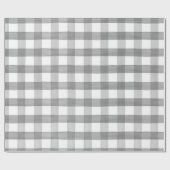 Grijze Waterverf Buffalo geplakt omlooppapier Cadeaupapier (Vlak)