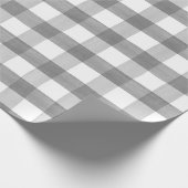 Grijze Waterverf Buffalo geplakt omlooppapier Cadeaupapier (Hoek)