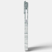 Grijze waterverf Case-Mate iPhone case (Achterkant / Links)