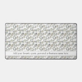 Grijze Waterverf Eucalyptus laat aangepaste tekst Bureaumat (Voorkant)