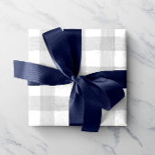 Grijze Waterverf Gingham-pakpapier Cadeaupapier