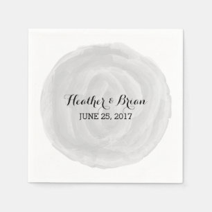 Grijze Waterverf Papier Napels Servetten