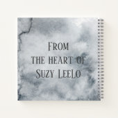 Grijze Waterverf , persoonlijke ketellaptop Notitieboek (Achterkant)