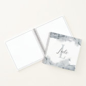 Grijze Waterverf , persoonlijke ketellaptop Notitieboek (Binnen)