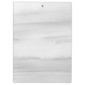 Grijze Waterverf Roze Apple-lesbord Klembord (Achterkant)