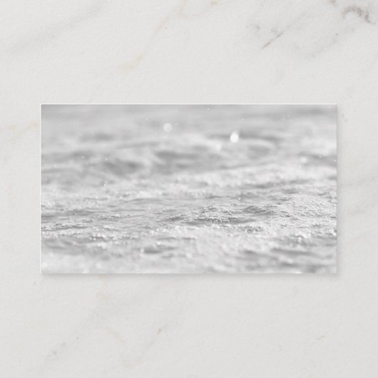 Grijze Waterverf Snowflakes Kleurere Raffle Ticket Informatiekaartje (Achterkant)