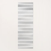 Grijze Waterverf Stripes  Yogamat (Achterkant)