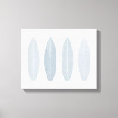 Grijze Waterverf Surfplancanvas afdrukken (Voorkant)