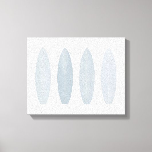 Grijze Waterverf Surfplancanvas afdrukken (Voorkant)