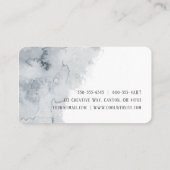 Grijze Waterverf Visitekaartje (Achterkant)