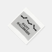 Grijze Waterverf vleermuizen Halloween Paper Napki Servetten (Hoek)