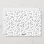 Grijze Waterverf Vrolijke Christmas Modern Collage Feestdagenkaart (Achterkant)