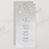 grijze waterverfspatten Menu (Voorkant / Achterkant)