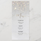 grijze waterverfspatten Menu (Voorkant)