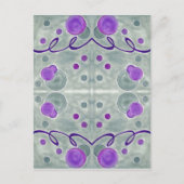 Grijze Wereldbollen Deken Briefkaart (Voorkant)