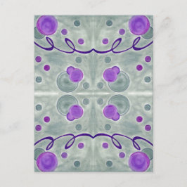 Grijze Wereldbollen Deken Briefkaart