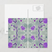 Grijze Wereldbollen Deken Briefkaart (Voorkant / Achterkant)