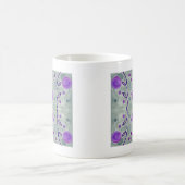 Grijze Wereldbollen Deken Mok (Center)