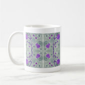 Grijze Wereldbollen Deken Mok (Links)