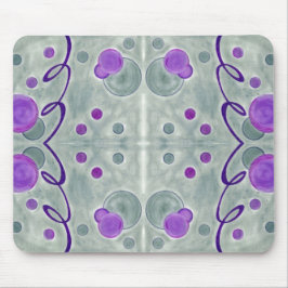 Grijze Wereldbollen Deken Mousepad Muismat