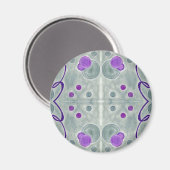 Grijze Wereldbollen dekenmagneet Magneet (Voorkant / Achterkant)