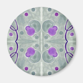 Grijze Wereldbollen dekenmagneet Magneet