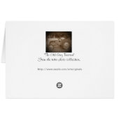 grijze wiet-gisttrekker met foto sepia (Achterkant Horizontaal)