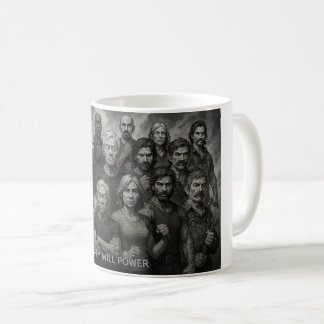 Grijze Wilskracht Koffiemok
