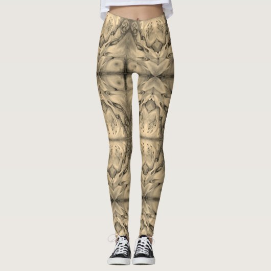 grijze wind leggings (Voorkant)