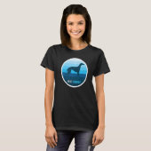 Grijze windhond hondenras t-shirt (Voorkant volledig)