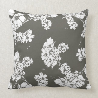 Grijze witte bloemen kussen moderne sofa gooien ka