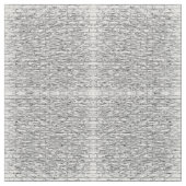 Grijze witte brick Pattern Quilting Square Fabric Stof (Swatch)