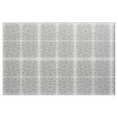 Grijze witte brick Pattern Quilting Square Fabric Stof (Fat Quarter)