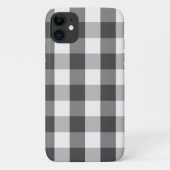 Grijze witte buffelplaat Case-Mate iPhone case (Achterkant)