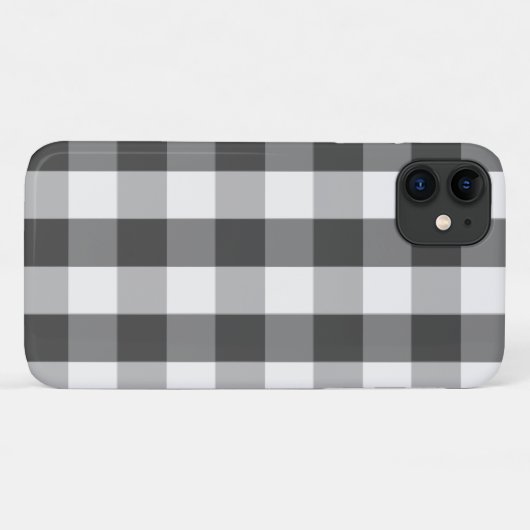 Grijze witte buffelplaat Case-Mate iPhone case (Achterkant (horizontaal))