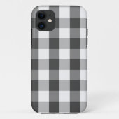 Grijze witte buffelplaat Case-Mate iPhone case (Achterkant)
