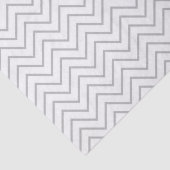 Grijze Witte Chevron Tissuepapier (Detail)