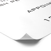 Grijze witte goudmakreel - Lijst met prijzen Poster (Hoek)