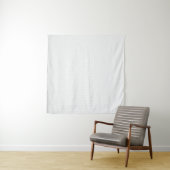 Grijze witte halftoon vierkant wandkleed (In Situ (horizontaal))