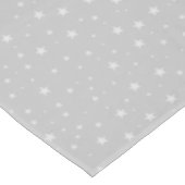 Grijze witte kerst tafelkleed (Gekanteld)