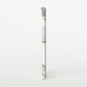 Grijze witte marmer Agate Geraffineerde glitter Samsung Galaxy Hoesje (Rechterkant)