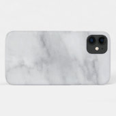 grijze witte marmer Hoesje-Mate Barely Daar Case-Mate iPhone Case (Achterkant (horizontaal))