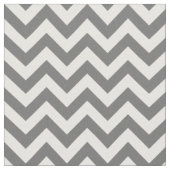 Grijze witte rendy Chevron Pattern Fabric Stof (Close Up)