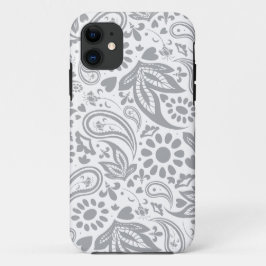 Grijze witte stijlvolle Boho gepatterd Case-Mate iPhone Case