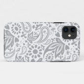 Grijze witte stijlvolle Boho gepatterd Case-Mate iPhone Case (Achterkant (horizontaal))