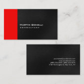 Grijze witte streep Visitekaartje (Voorkant / Achterkant)