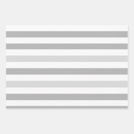 Grijze witte strepen inpakpapier vel