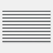 Grijze witte strepen inpakpapier vel (Voorkant 3)