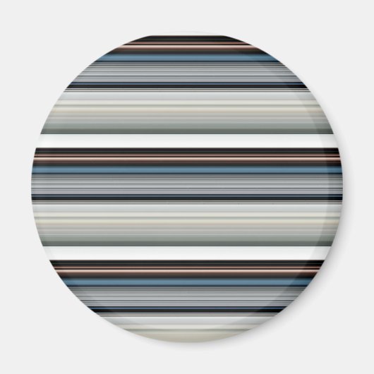 Grijze witte strepen magneet (Voorkant)